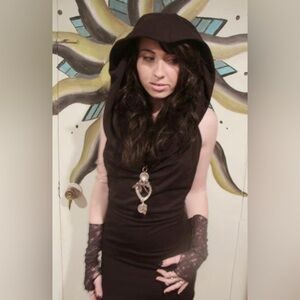 ZhenNymph Trinity Maxi Dress Boho Festival Brown M L